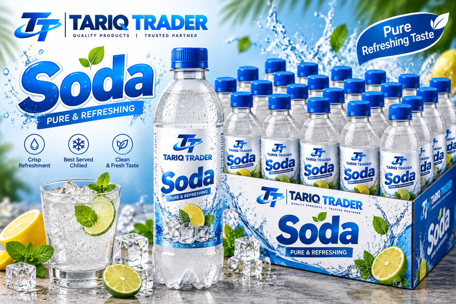 TARIQ TRADER Soda – Pure & Refreshing | Bulk Order